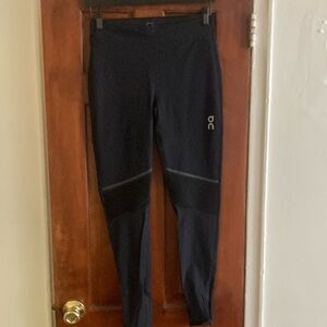 On Running Black Tights Long